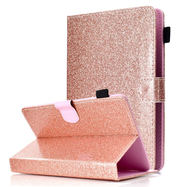 Varnish Glitter Powder Horizontal Flip Leather Case with Holder & Card Slot����������������������...