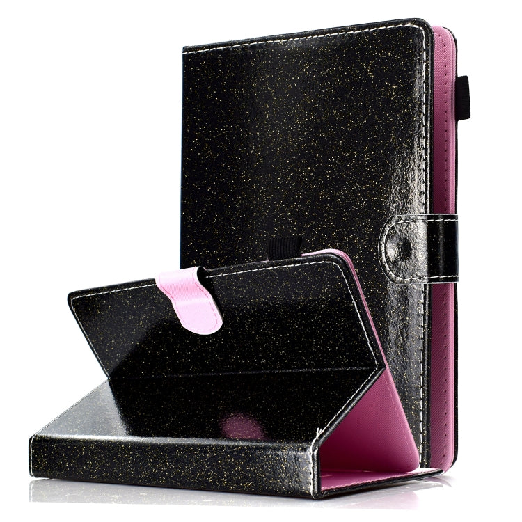 Varnish Glitter Powder Horizontal Flip Leather Case with Holder & Card Slot����������������������...
