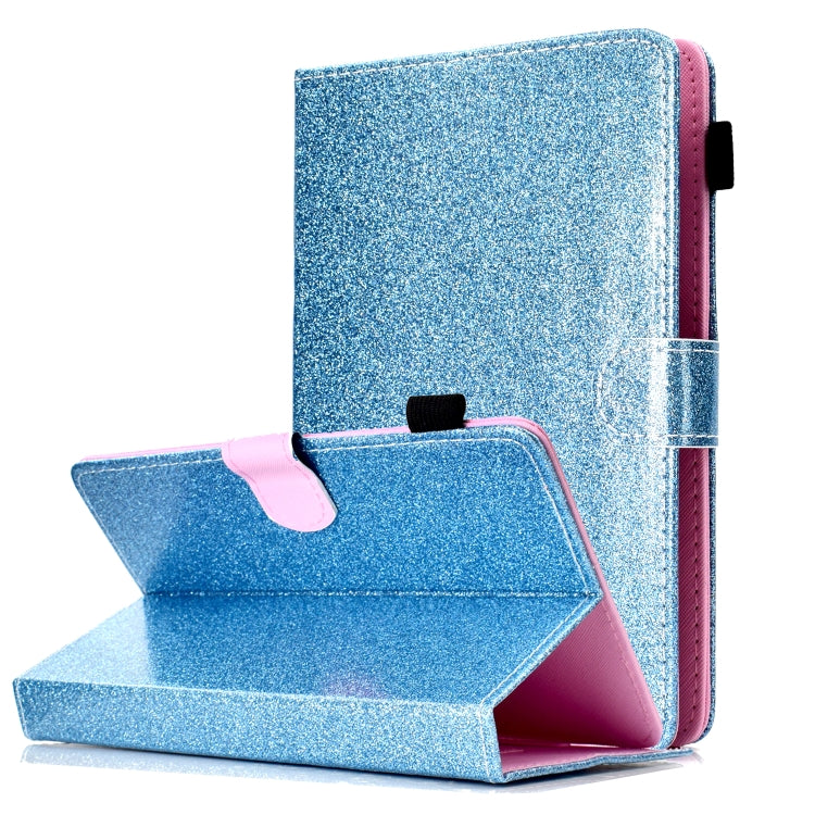 Varnish Glitter Powder Horizontal Flip Leather Case with Holder & Card Slot����������������������...