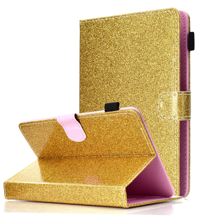 Varnish Glitter Powder Horizontal Flip Leather Case with Holder & Card Slot����������������������...