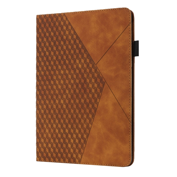 Rhombus Skin Feel Horizontal Flip Tablet Leather Case with Card Slots & Holder�������������������...