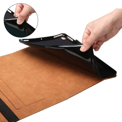 Rhombus Skin Feel Horizontal Flip Tablet Leather Case with Card Slots & Holder�������������������...