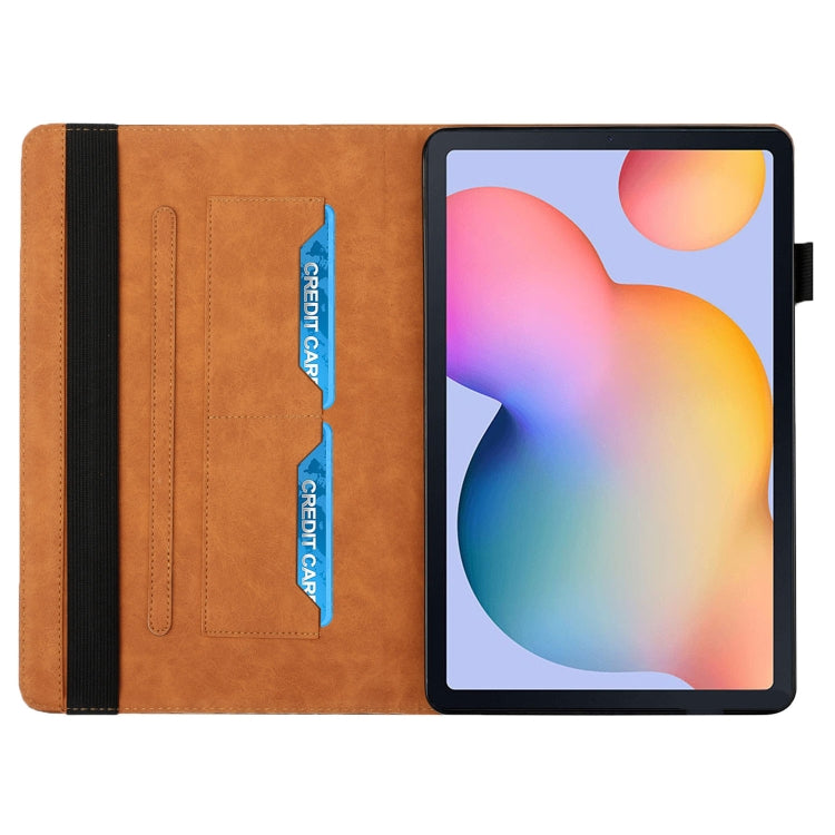 Rhombus Skin Feel Horizontal Flip Tablet Leather Case with Card Slots & Holder�������������������...