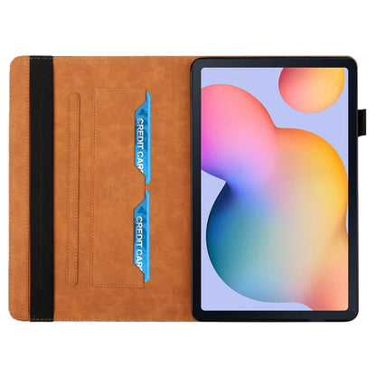 Rhombus Skin Feel Horizontal Flip Tablet Leather Case with Card Slots & Holder�������������������...