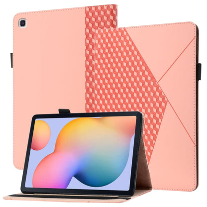 Rhombus Skin Feel Horizontal Flip Tablet Leather Case with Card Slots & Holder�������������������...