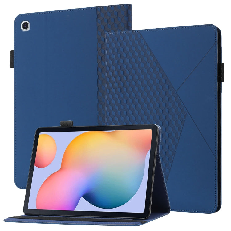 Rhombus Skin Feel Horizontal Flip Tablet Leather Case with Card Slots & Holder�������������������...