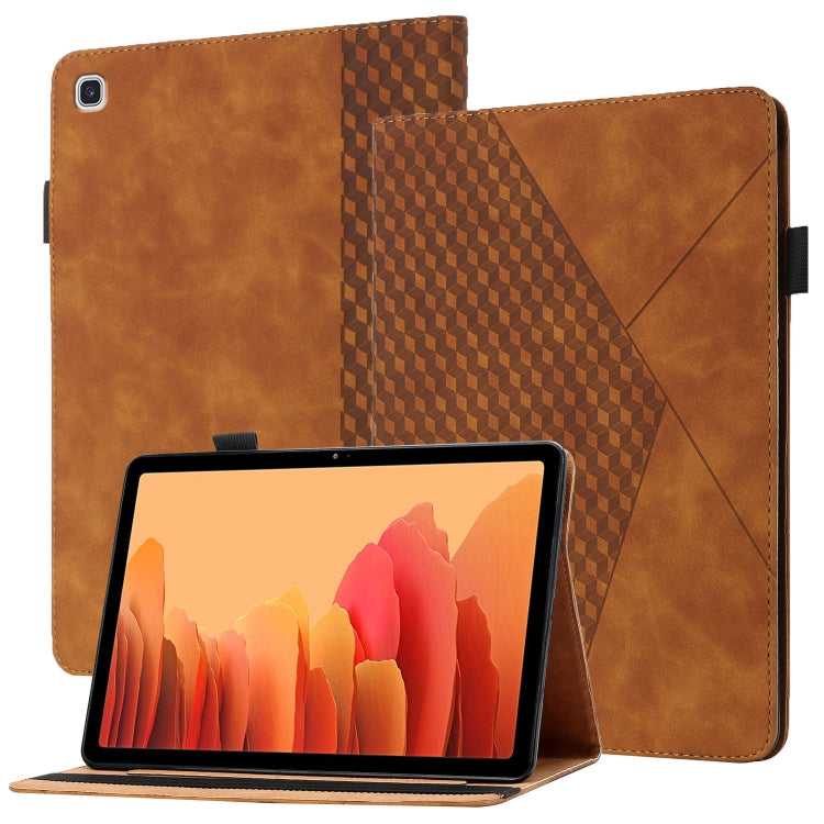 Rhombus Skin Feel Horizontal Flip Tablet Leather Case with Card Slots & Holder�������������������...