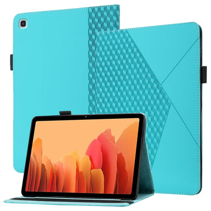 Rhombus Skin Feel Horizontal Flip Tablet Leather Case with Card Slots & Holder�������������������...