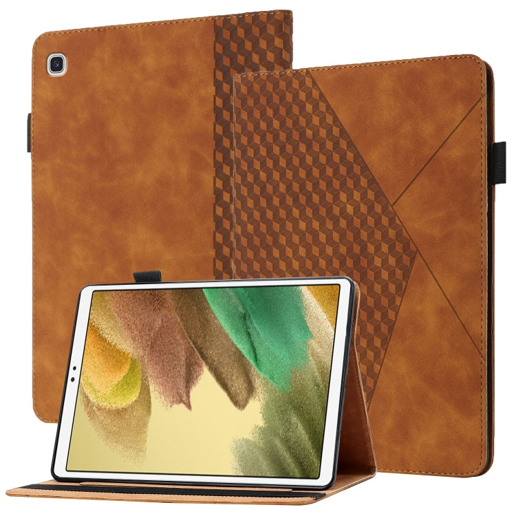 Rhombus Skin Feel Horizontal Flip Tablet Leather Case with Card Slots & Holder�������������������...