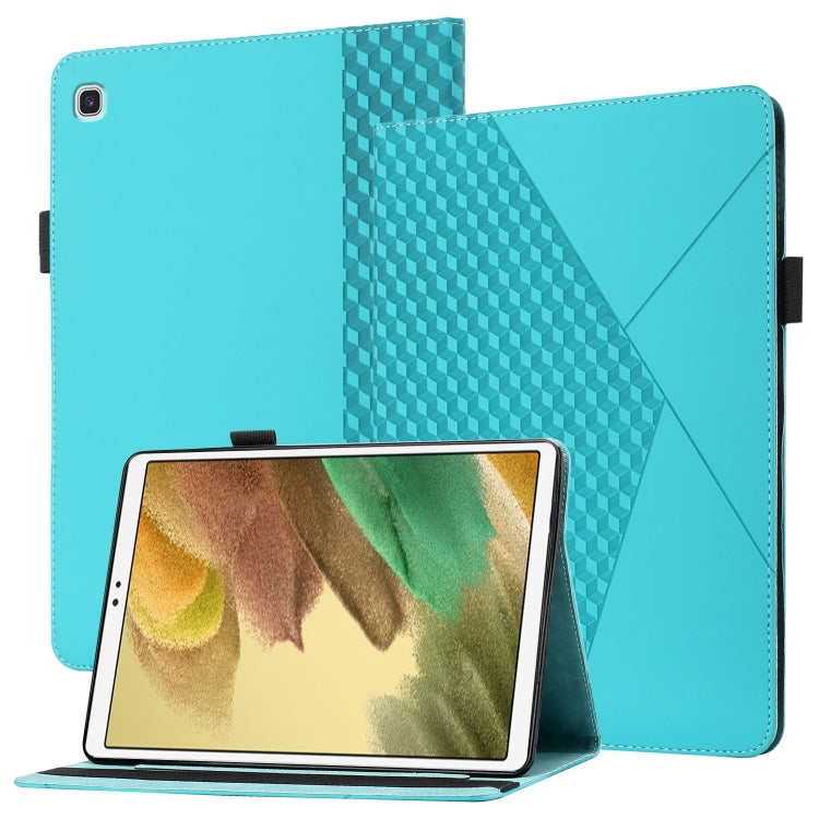 Rhombus Skin Feel Horizontal Flip Tablet Leather Case with Card Slots & Holder�������������������...
