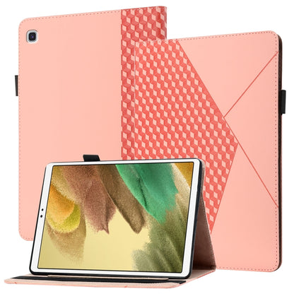 Rhombus Skin Feel Horizontal Flip Tablet Leather Case with Card Slots & Holder�������������������...