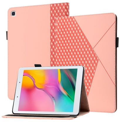 Rhombus Skin Feel Horizontal Flip Tablet Leather Case with Card Slots & Holder�������������������...
