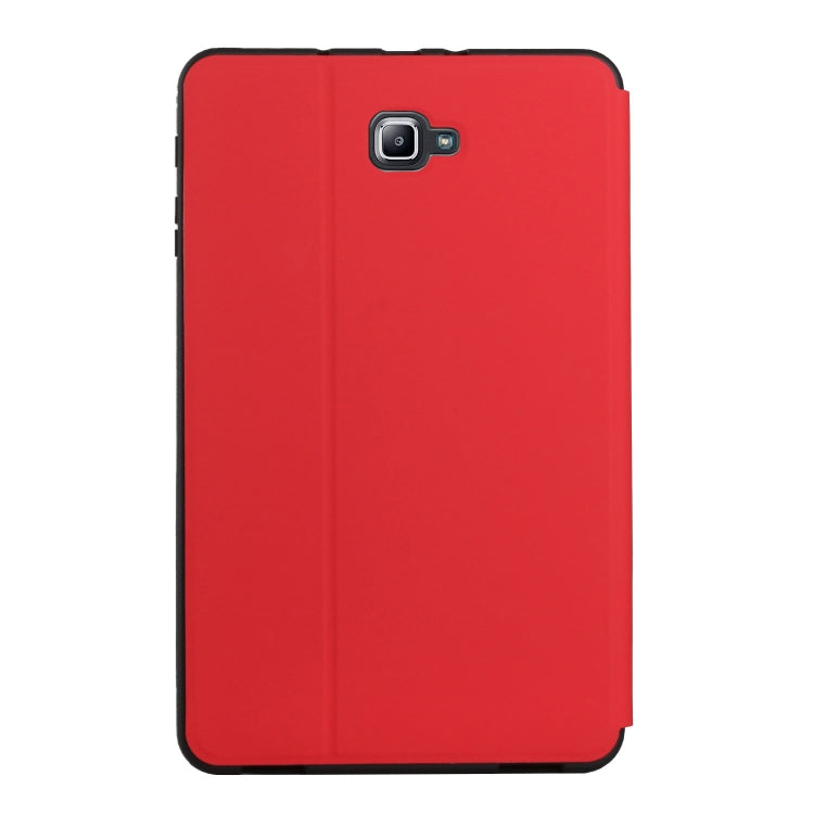 Dual-Folding Horizontal Flip Tablet Leather Case with Holder & Sleep / Wake-up Function����������...