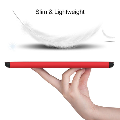 Dual-Folding Horizontal Flip Tablet Leather Case with Holder & Sleep / Wake-up Function����������...