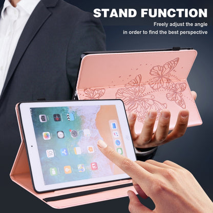 Embossed Butterfly Pattern Horizontal Flip Leather Tablet Case�����������������������������������...