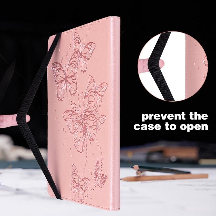 Embossed Butterfly Pattern Horizontal Flip Leather Tablet Case�����������������������������������...