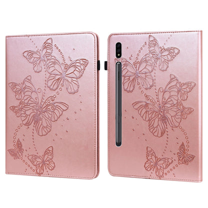 Embossed Butterfly Pattern Horizontal Flip Leather Tablet Case�����������������������������������...