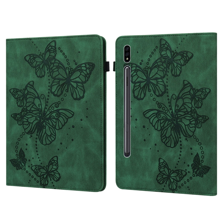 Embossed Butterfly Pattern Horizontal Flip Leather Tablet Case�����������������������������������...