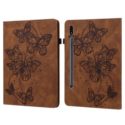 Embossed Butterfly Pattern Horizontal Flip Leather Tablet Case�����������������������������������...