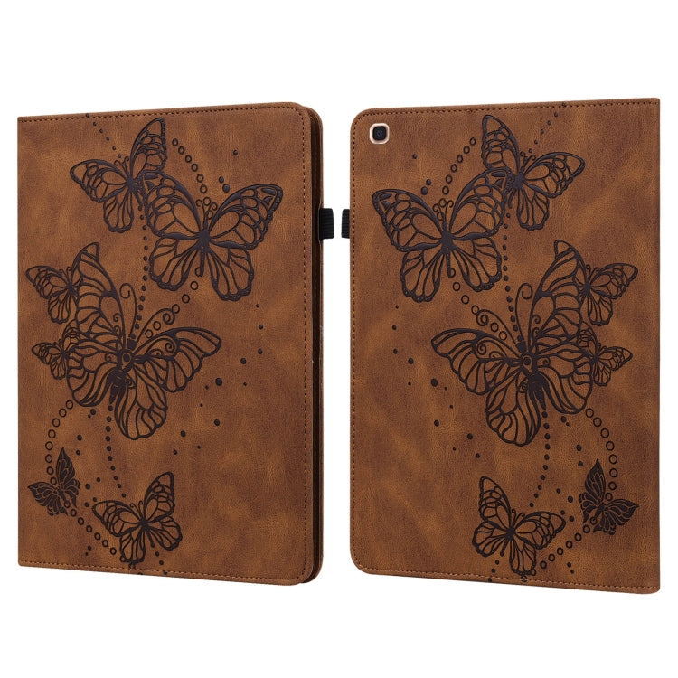 Embossed Butterfly Pattern Horizontal Flip Leather Tablet Case�����������������������������������...