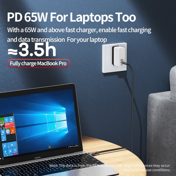 REMAX RC-195 1m PD 65W USB-C / Type-C Fast Charging Cable