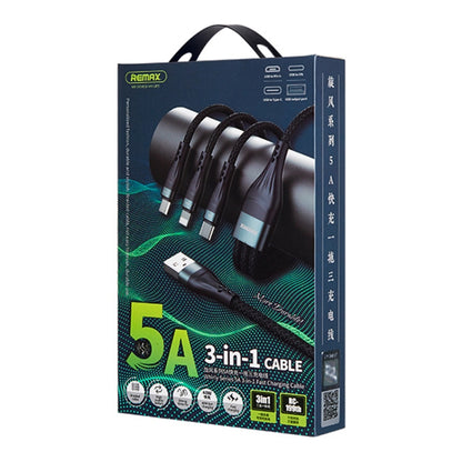 REMAX RC-199th 1.2m 3 in 1 Fast Charging Data Cable