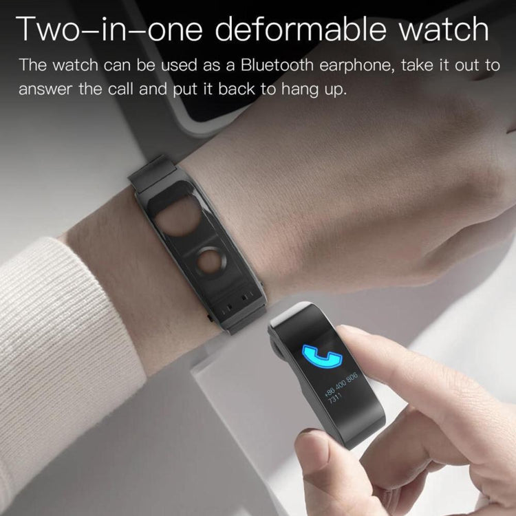 F2 1.28 inch TFT Color Screen Bluetooth Earphone Smart Watch