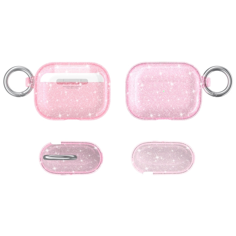 Terminator Glitter Powder Earphone Protective Case with Hook, For AirPods Pro