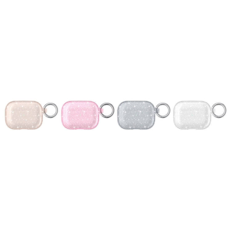Terminator Glitter Powder Earphone Protective Case with Hook, For AirPods Pro