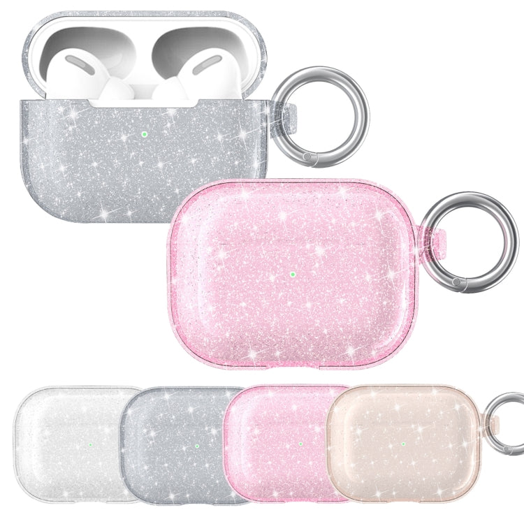 Terminator Glitter Powder Earphone Protective Case with Hook, For AirPods Pro