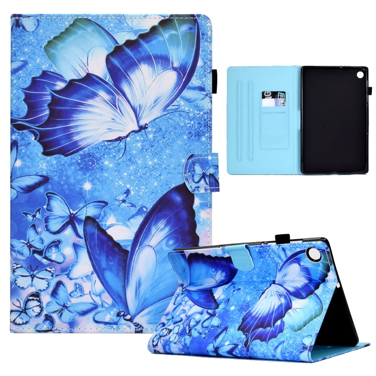 Sewing Pen Slot Leather Tablet Case, For Samsung Galaxy Tab A8, For Samsung Galaxy Tab A7 Lite T2...