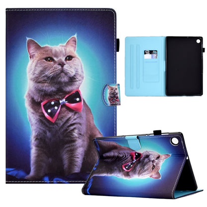 Sewing Pen Slot Leather Tablet Case, For Samsung Galaxy Tab A8, For Samsung Galaxy Tab A7 Lite T2...