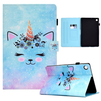 Sewing Pen Slot Leather Tablet Case, For Samsung Galaxy Tab A8, For Samsung Galaxy Tab A7 Lite T2...