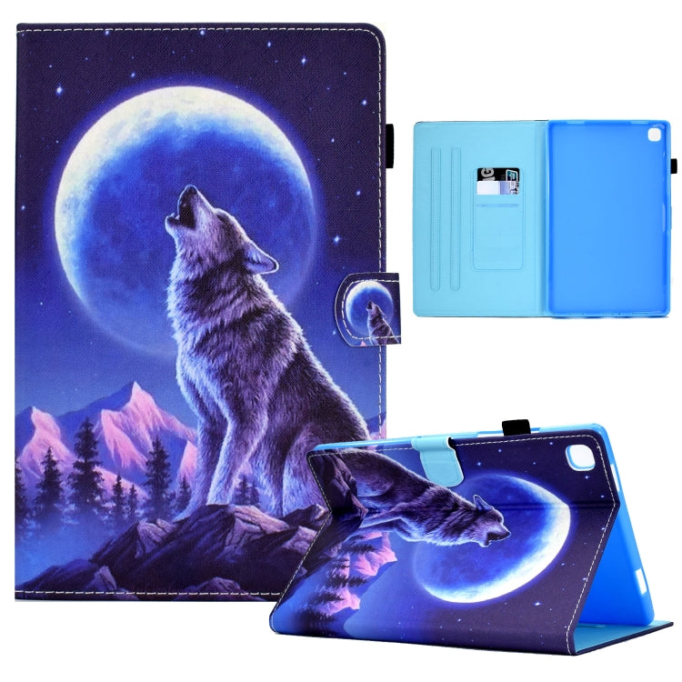 Sewing Pen Slot Leather Tablet Case, For Samsung Galaxy Tab A8, For Samsung Galaxy Tab A7 Lite T2...