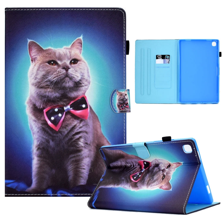 Sewing Pen Slot Leather Tablet Case, For Samsung Galaxy Tab A8, For Samsung Galaxy Tab A7 Lite T2...