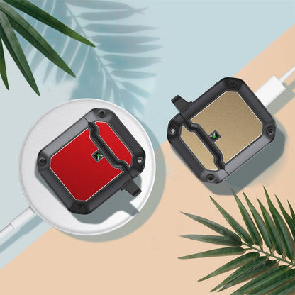 Mecha Hardware Earphone Protective Case with Hook