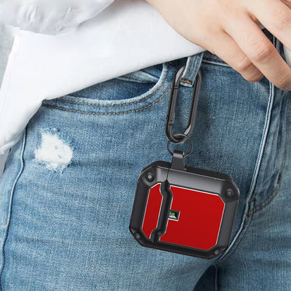 Mecha Hardware Earphone Protective Case with Hook