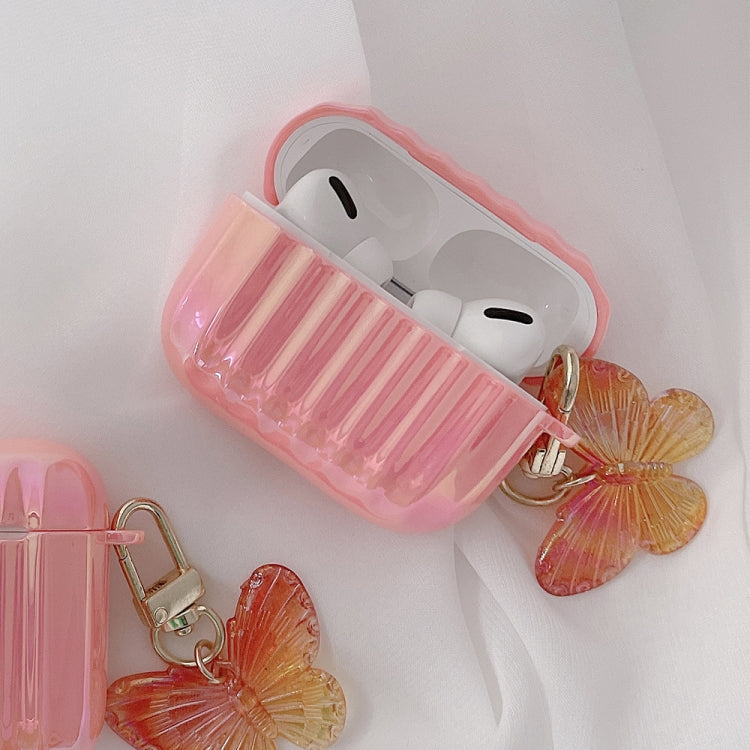 Color Plated PC Earphone Case with Butterfly Clasp, For AirPods 1 / 2, For AirPods Pro