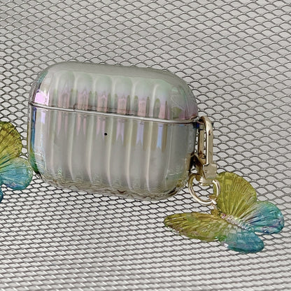 Color Plated PC Earphone Case with Butterfly Clasp, For AirPods 1 / 2, For AirPods Pro