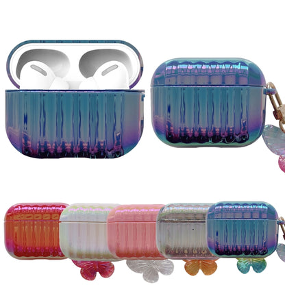 Color Plated PC Earphone Case with Butterfly Clasp, For AirPods 1 / 2, For AirPods Pro