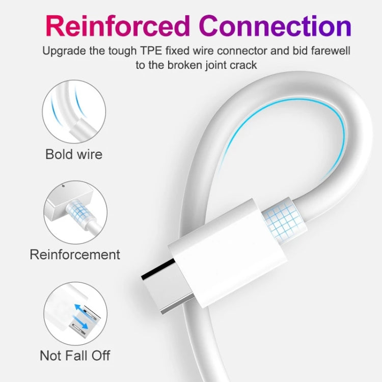 USB to USB-C / Type-C Copper Core Charging Cable, 30cm, 50cm, 1m