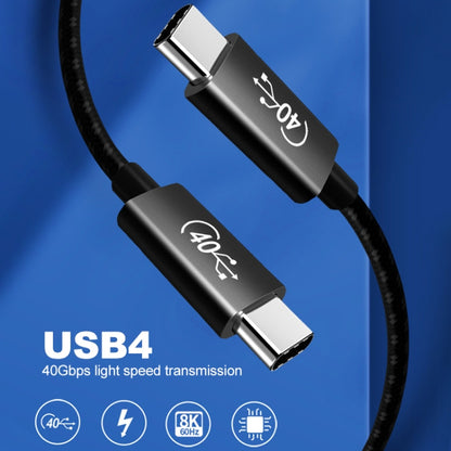 PD 100W USB-C / Type-C to USB-C / Type-C Thunderbolt 4 Full-function Data Cable, 0.5m, 1m, 1.5m, 2m