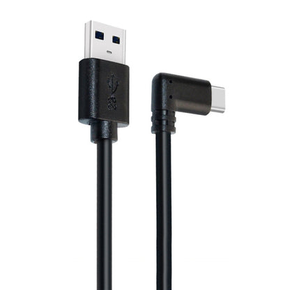USB Male to USB 3.2 Gen1 Type-C Elbow VR Link Cable For Oculus Quest 1 / 2, 3m, 4m