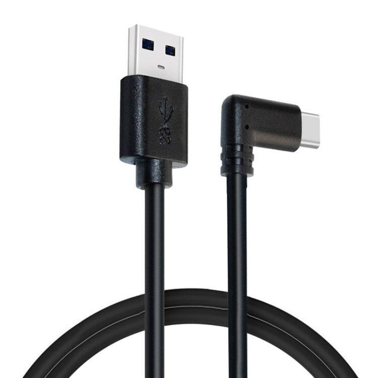 USB Male to USB 3.2 Gen1 Type-C Elbow VR Link Cable For Oculus Quest 1 / 2, 3m, 4m