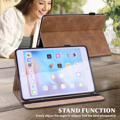 Solid Color Embossed Striped Leather Tablet Case, For Samsung Galaxy Tab S6 Lite P610/P615�������...