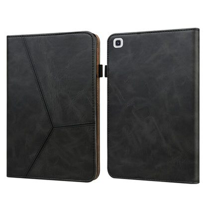 Solid Color Embossed Striped Leather Tablet Case, For Samsung Galaxy Tab S6 Lite P610/P615�������...