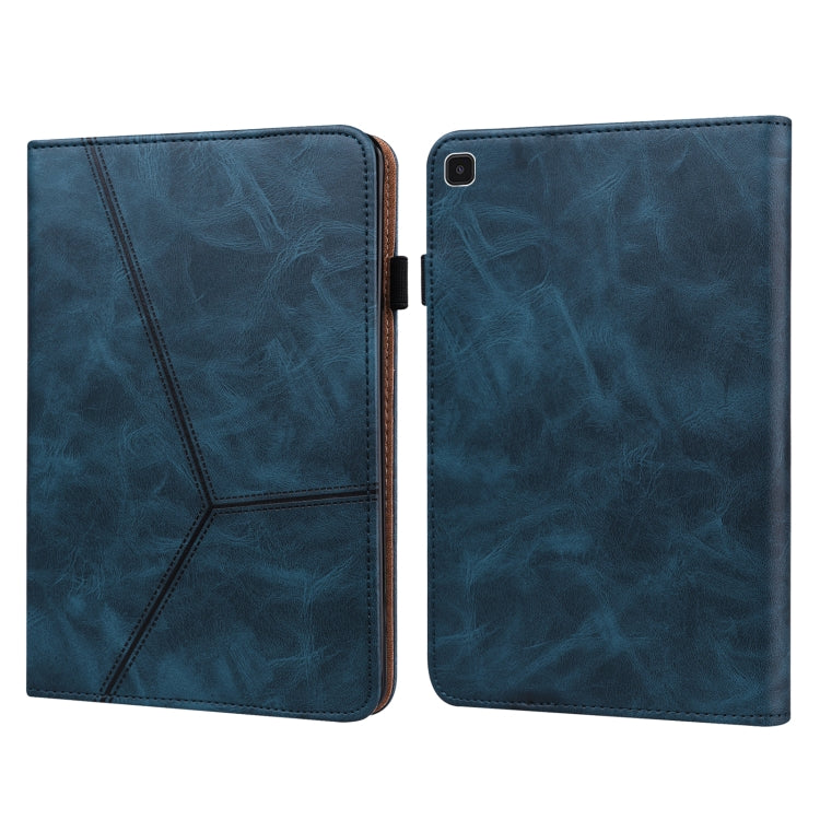 Solid Color Embossed Striped Leather Tablet Case, For Samsung Galaxy Tab S6 Lite P610/P615�������...