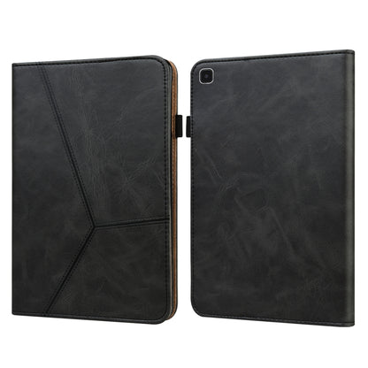 Solid Color Embossed Striped Leather Tablet Case, For Samsung Galaxy Tab S6 Lite P610/P615�������...