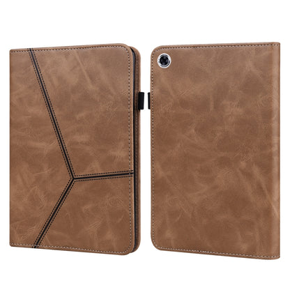Solid Color Embossed Striped Leather Tablet Case, For Samsung Galaxy Tab S6 Lite P610/P615�������...
