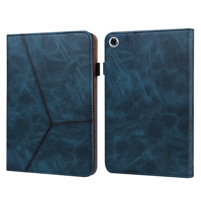 Solid Color Embossed Striped Leather Tablet Case, For Samsung Galaxy Tab S6 Lite P610/P615�������...